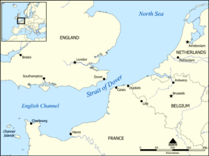 Dover Stait and English Channel